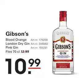 Sligro Gibson's aanbieding