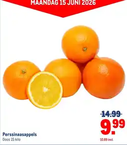 Makro Perssinaasappels aanbieding