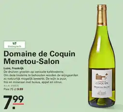 Sligro Domaine de Coquin Menetou Salon aanbieding