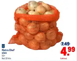 Makro Metro Chef uien aanbieding