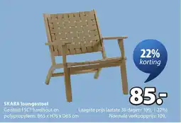 Jysk Skara loungestoel aanbieding