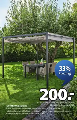 Jysk Hjortemose pergola aanbieding