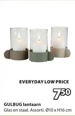 Jysk Gulbug lantaarn aanbieding