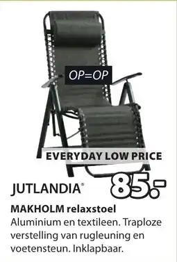 Jysk Jutlandia makholm relaxstoel aanbieding