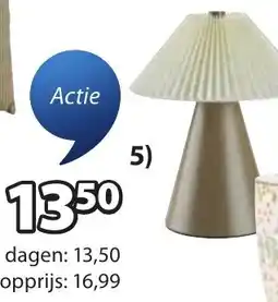 Jysk Esmund batterijlamp aanbieding
