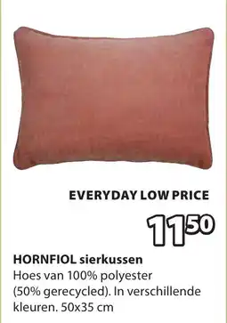 Jysk Hornfiol sierkussen aanbieding