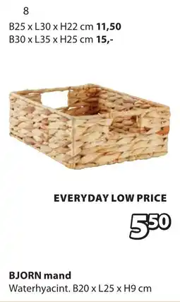 Jysk Bjorn mand aanbieding