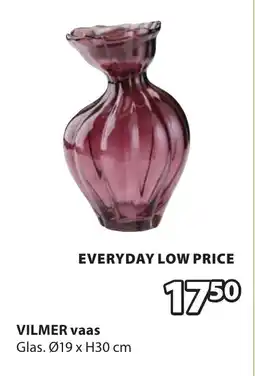 Jysk Vilmer vaas aanbieding