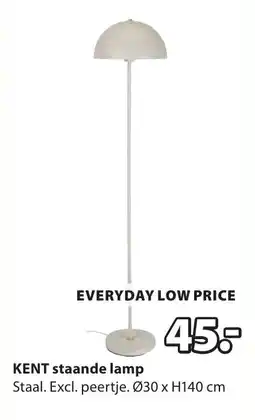 Jysk Kent staande lamp aanbieding