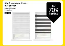 Leen Bakker Bekijk alle (duo)rolgordijnen met sticker aanbieding
