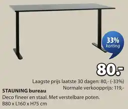 Jysk Stauning bureau aanbieding
