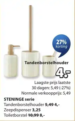 Jysk Steninge serie aanbieding