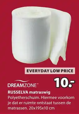 Jysk Dreamzone Russelva matraswig aanbieding