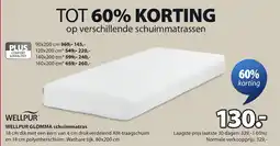 Jysk Wellpur Glomma schuimmatras aanbieding