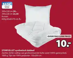 Jysk Storfjellet synthetisch dekbed aanbieding