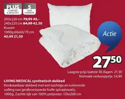 Jysk Living medical synthetisch dekbed aanbieding