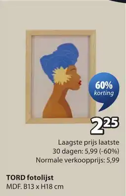 Jysk Tord fotolijst aanbieding