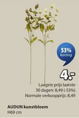 Jysk Audun kunstbloem aanbieding