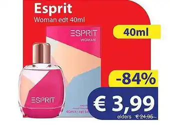 Die Grenze Esprit Woman Edt 40ml aanbieding