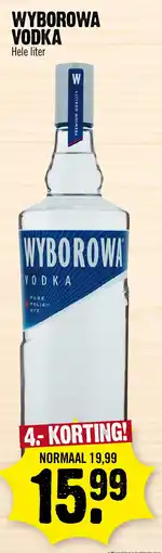 Super Dirck 3 Wyborowa vodka aanbieding