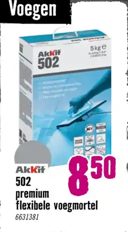 Hornbach Akkit 502 premium flexibele voegmortel aanbieding