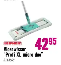 Hornbach LEIFHEIT Vloerwisser Profi XL micro duo aanbieding
