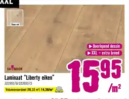 Hornbach SKANDOR Laminaat Liberty eiken aanbieding