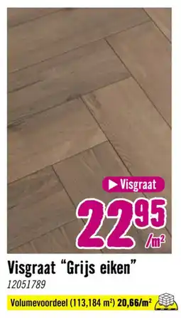 Hornbach Visgraat Grijs eiken aanbieding