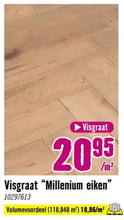 Hornbach Visgraat Millenium eiken aanbieding