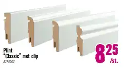 Hornbach Plint Classic met clip aanbieding