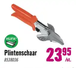 Hornbach HUFA Plintenschaar aanbieding