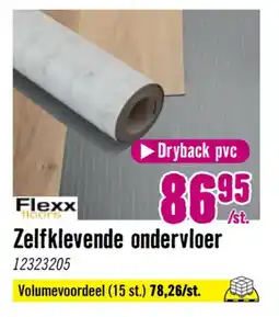 Hornbach Flexx floors Zelfklevende ondervloer aanbieding
