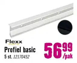 Hornbach Flexx floors Profiel basic aanbieding