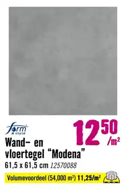 Hornbach Wand- en vloertegel Modena aanbieding