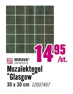 Hornbach MIRAVA ceramics Mozaïektegel Glasgow aanbieding