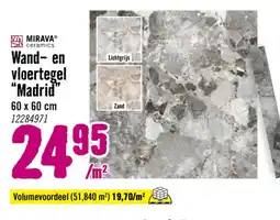 Hornbach MIRAVA ceramics Wand- en vloertegel Madrid aanbieding