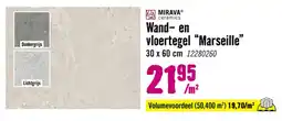 Hornbach MIRAVA ceramics Wand- en vloertegel Marseille aanbieding