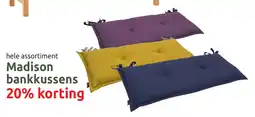 Deka Tuin hele assortiment Madison bankkussens aanbieding