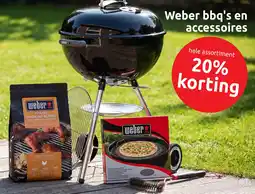 Deka Tuin Weber bbq's en accessoires aanbieding