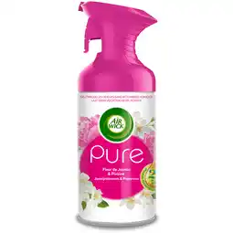 PLUS Airwick Pure Jasmijnbloesem & Pioenroos spray aanbieding