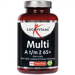 Etos Lucovitaal Multi A t/m Z 65+ Tabletten 180 stuks aanbieding