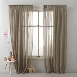 Wehkamp NOUS Living vitrage gordijn kant en klaar Turijn (per stuk) (300 x 315 cm) aanbieding