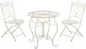 Bol.com CLP Indra - Bistro set antiek/creme aanbieding