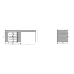 Bol.com Tuinhuis - Salerno autoclave - S8732-1 aanbieding