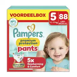 Etos Pampers Premium Protection Pants Voordeelbox Luierbroekjes Maat 5 11-17 kg 88 stuks aanbieding