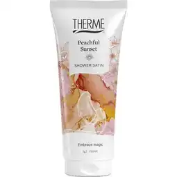 Etos Therme Peachful Sunset Satin Douchegel 200 ML aanbieding