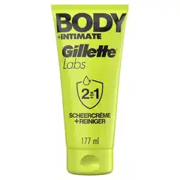 Etos GilletteLabs Body + Intimate Bodycrème & Cleanser 177 ML aanbieding