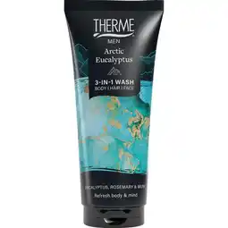 Etos Therme Men 3-In-1 Arctic Eucalyptus Douchegel 200 ML aanbieding