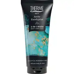 Etos Therme Men 3-In-1 Arctic Eucalyptus Douchegel 200 ML aanbieding