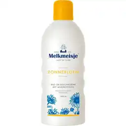 Etos Melkmeisje Zonnebloem & Melk Bad & Douchecrème 1000 ML aanbieding
